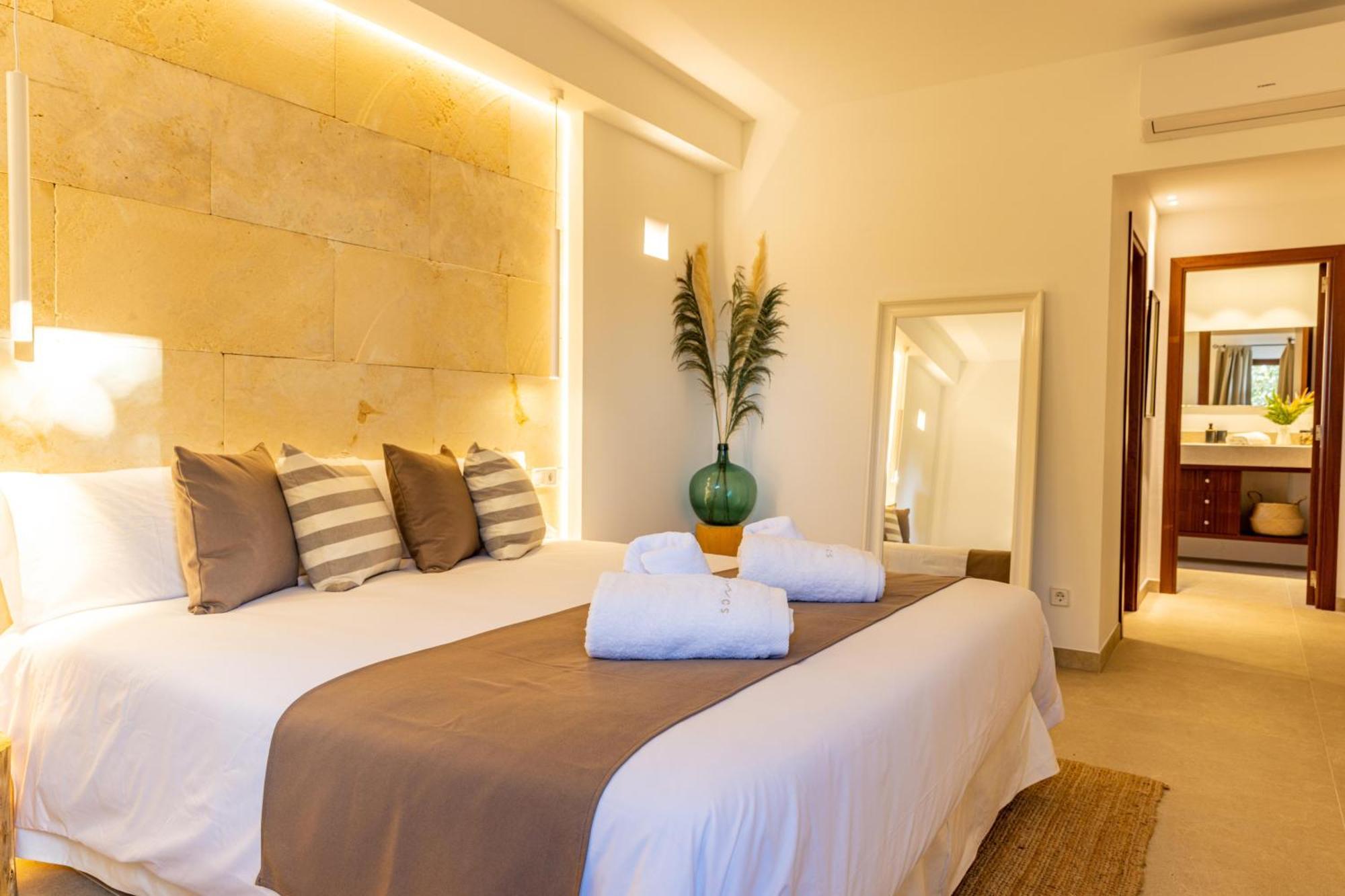 Es Mirador De Vernissa Jacuzzi Sauna Y Piscina Santa Margalida Dış mekan fotoğraf